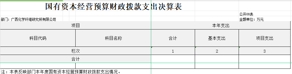 廣西化學(xué)纖維研究所有限公司2023年度部門(mén)決算 廣西化學(xué)纖維研究所有限公司2023年度部門(mén)決算